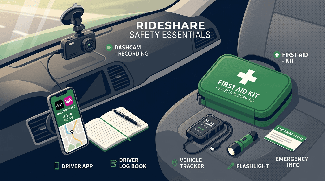 6 Equipamentos de Segurança Que Todo Motorista de App Precisa Ter