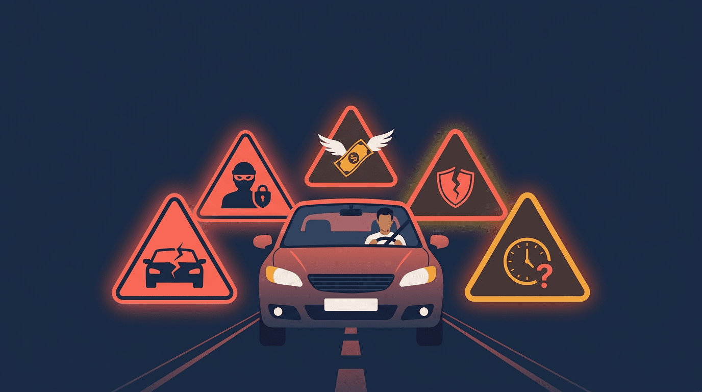 Seguro do App Não Cobre Tudo: 5 Cenários em Que o Motorista Fica na Mão